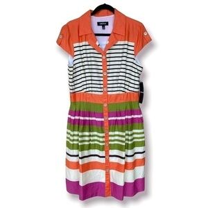 Chetta B NWT Cotton Dress Size 12